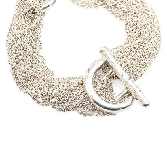 TIFFANY Silver Heart Charm Bracelet - Picture 5 of 6